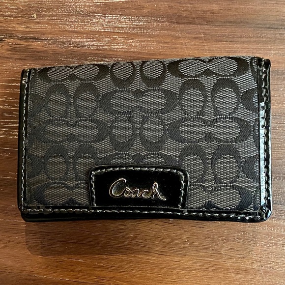 coach small snap wallet
